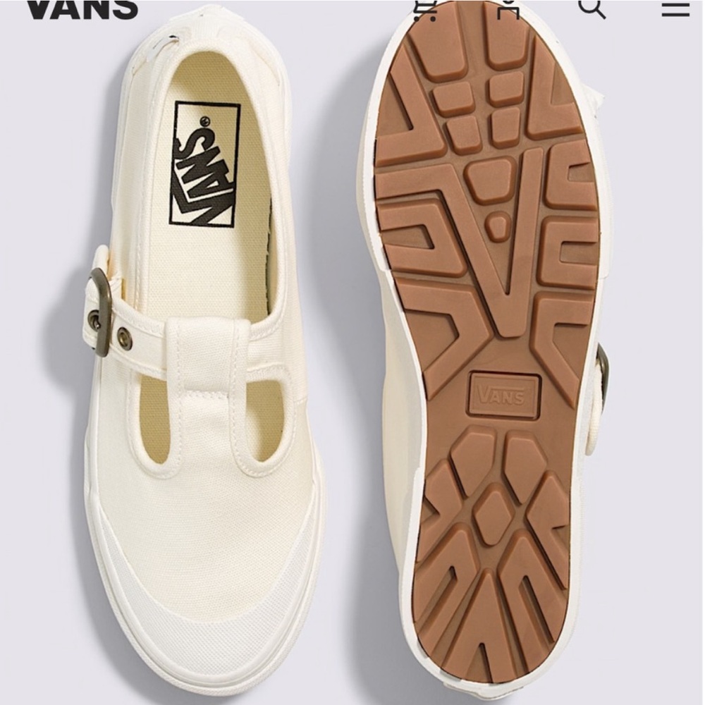 New SOLD OUT Vans Women’s Mary Jane Style 93 Beige Canvas Multiple Sizes